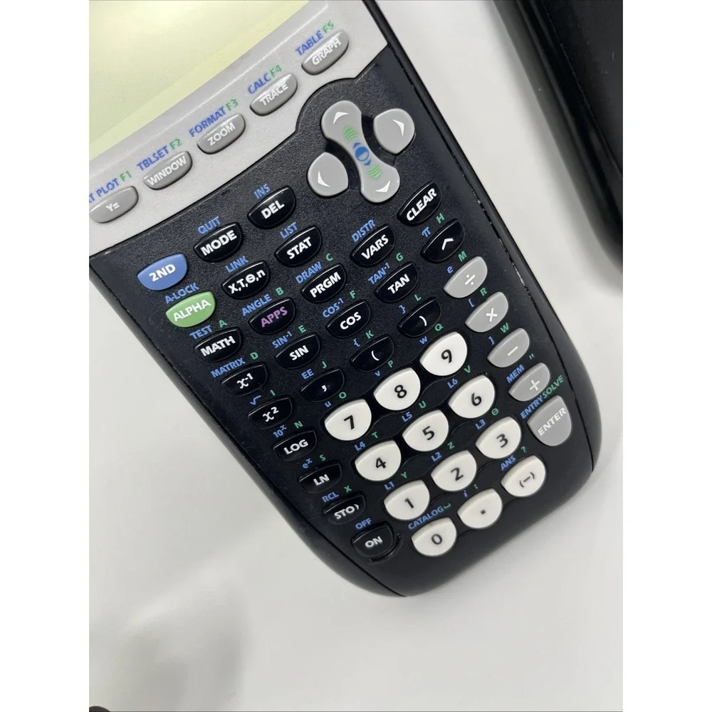 Texas Instruments TI-84 Plus Graphing Calculator w/ Slide Cover - Tested Works